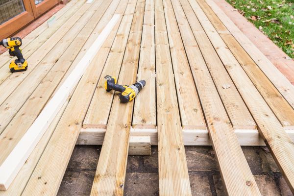 Damaged Deck Boards Repair in Palatine