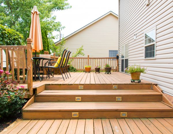 Wooden Patio Installation in Palatine